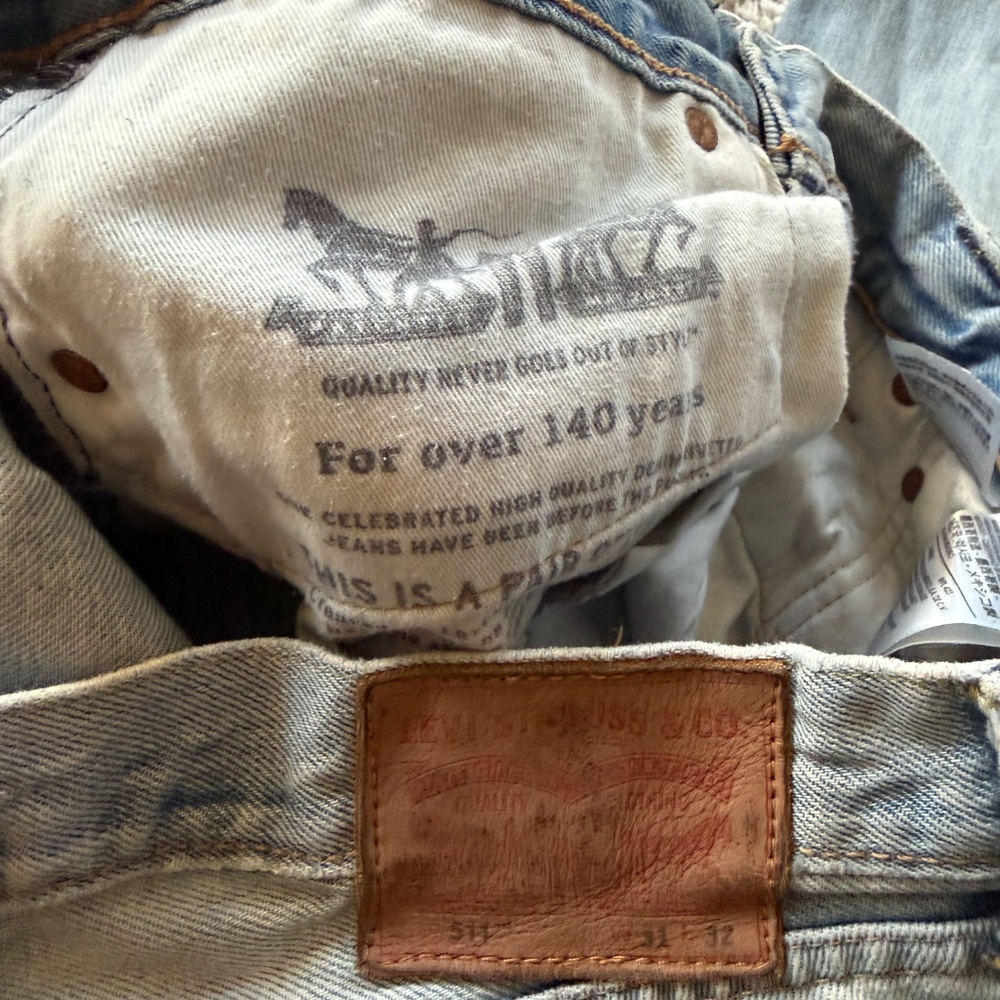 Timeless Levi's distressed Levi's Classic light Blue casual, comfy, baggy Straig - Picture 7 of 7